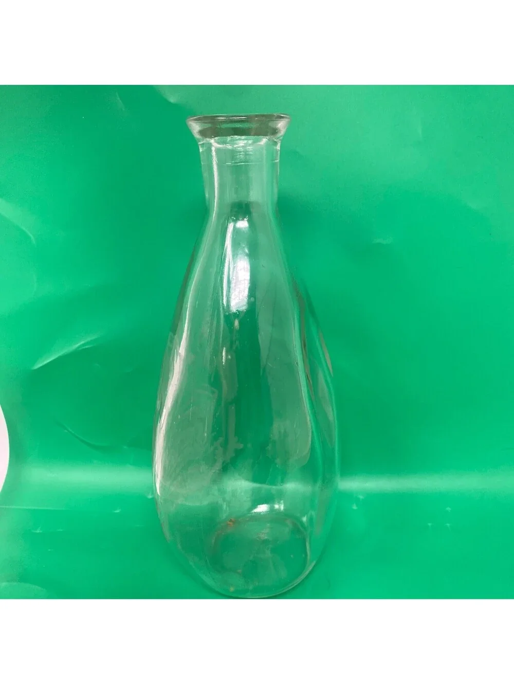 Vintage I W Harper Glass Decanter Etched Steamboat & Gentleman 9